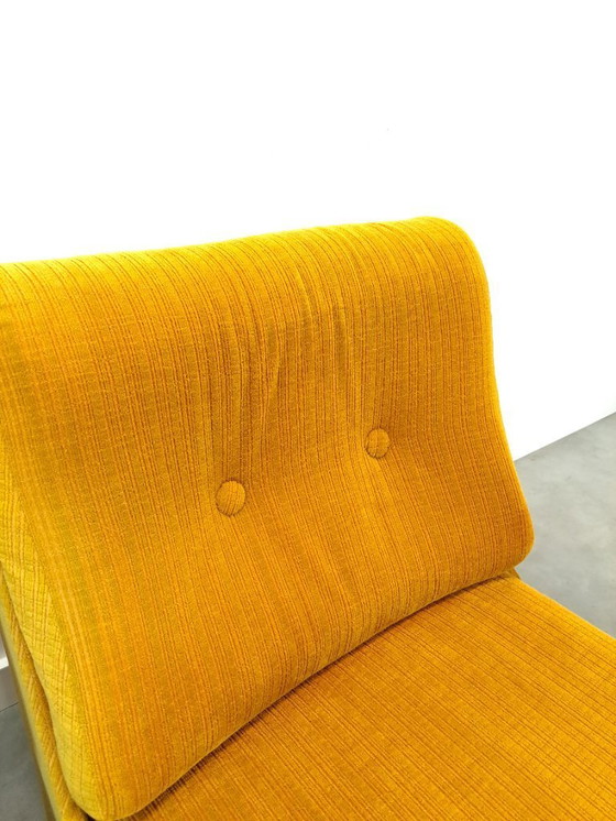 Image 1 of Divano componibile, poltrone giallo caldo