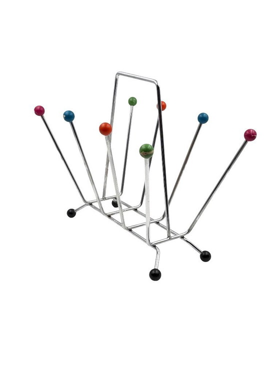 Image 1 of Revistero de estilo futurista, al estilo de Charles y Ray Eames, Italia, década de 1970.