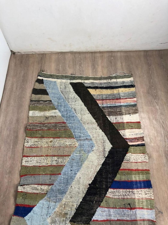 Image 1 of Marokkanischer Teppich, handwerklich, en laine, 250 x 100 cm