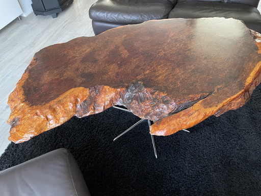 Redwood Burl Coffeetable 1950s