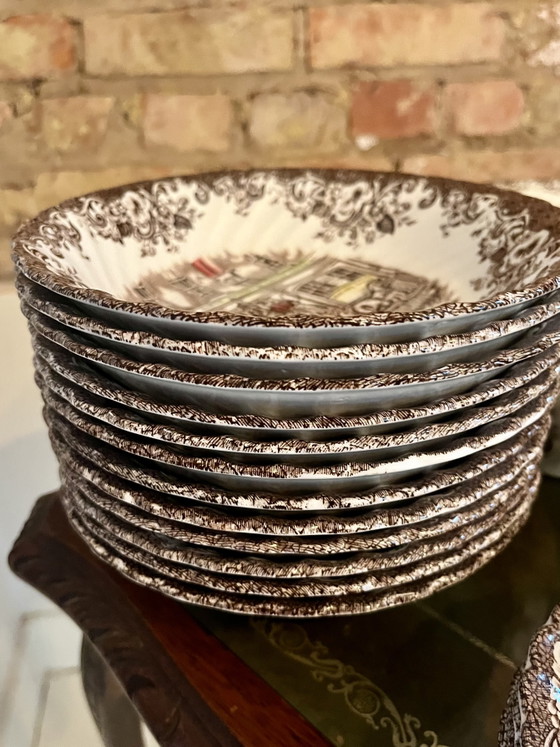 Vintage 'Coaching Scenes' Crockery - Johnson Brothers – Porcelain (photo 3 of 15)