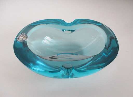 Creazioni d'arte, glazen asbak, toegeschreven aan Flavio Poli