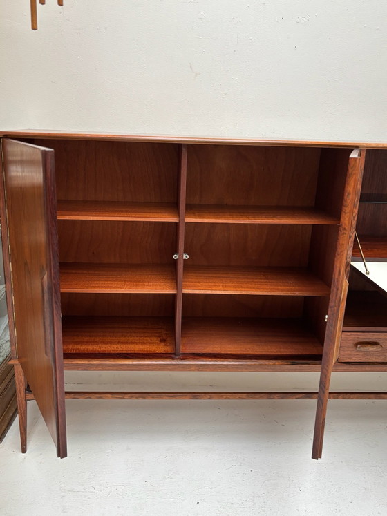 Credenza vintage in palissandro, design danese, Credenze, Tessile, Legno, Marrone (foto 8 di 14)