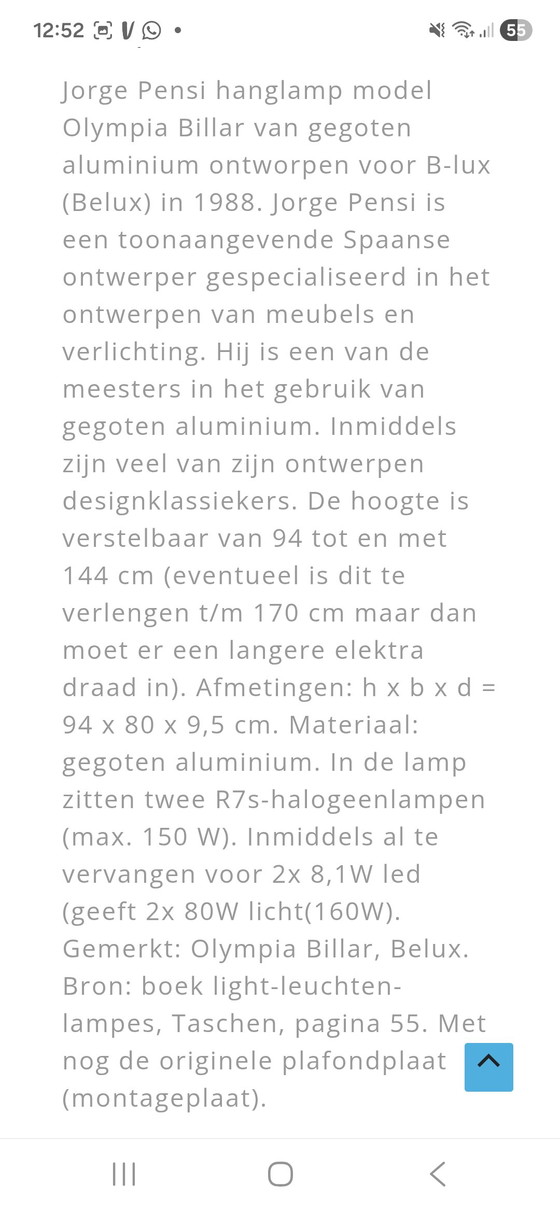 Image 1 of B Lux Olympia Jorge Pensi