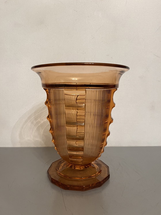 Image 1 of Vase 'Picardie' Val Saint Lambert
