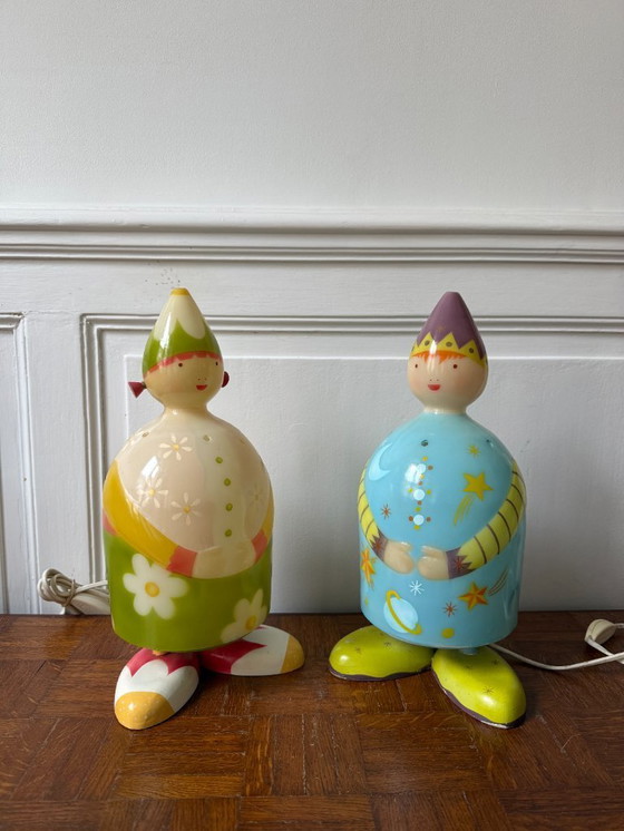 Image 1 of Pair of bedside lamps / night lights for children
