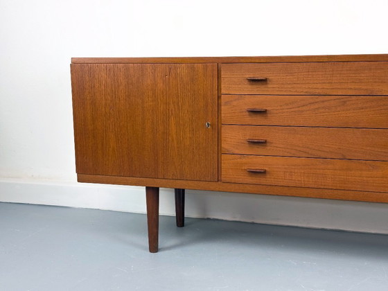 Image 1 of Teak sideboard by Hans J. Wegner for Ry Møbler, 1959