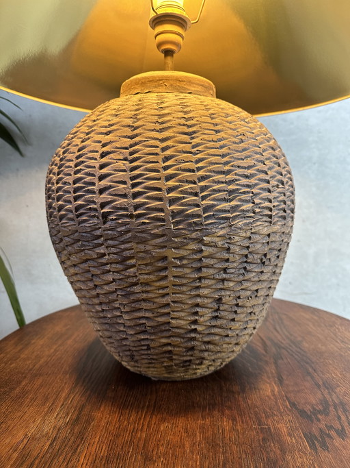 Lámpara de mesa XL wabi sabi - Terracota