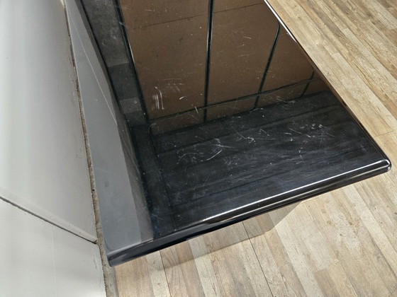 1970er Pierre Cardin Buffetschrank aus schwarz lackiertem Holz – Buffetschränke, Wood, Klassiek (photo 10 of 32)