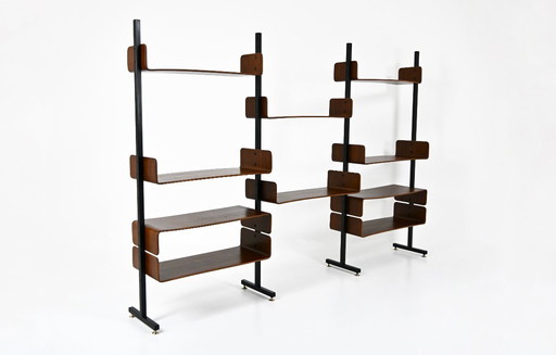 Wall Unit by Franco Campo and Carlo Graffi for Home Torino, 1950s