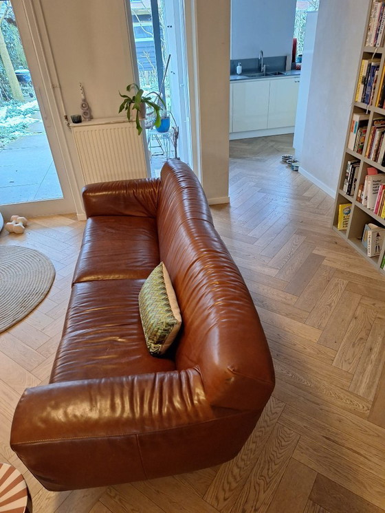 Image 1 of Labelbank Santiago Gerard van den Berg 3-Sitzer aus cognacfarbenem Leder