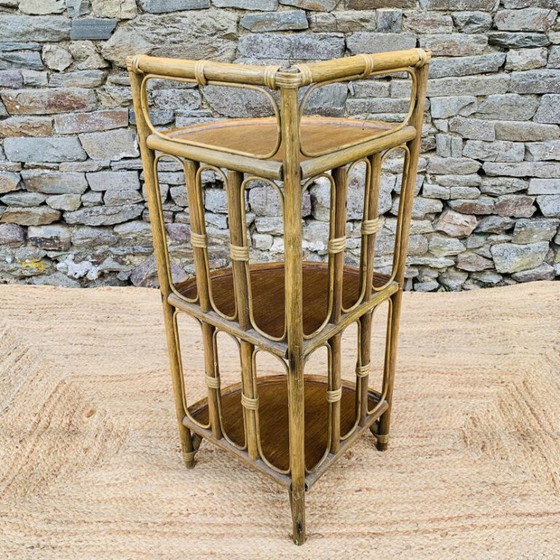 Image 1 of Mensola angolare in rattan