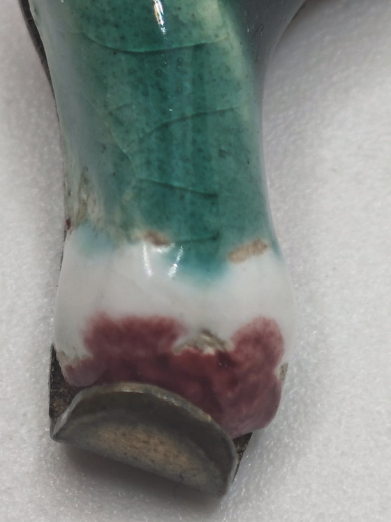 Schiaparelli/Neuquelman Brosche – Bildhauerei, Ceramic, Brass (photo 11 of 13)
