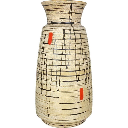 Vase de sol en céramique vintage "526 35" par Bay Ceramics, Allemagne 1960