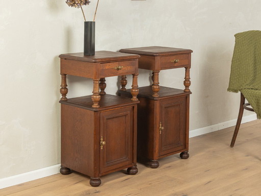 2x antique bedside tables from the 20s
