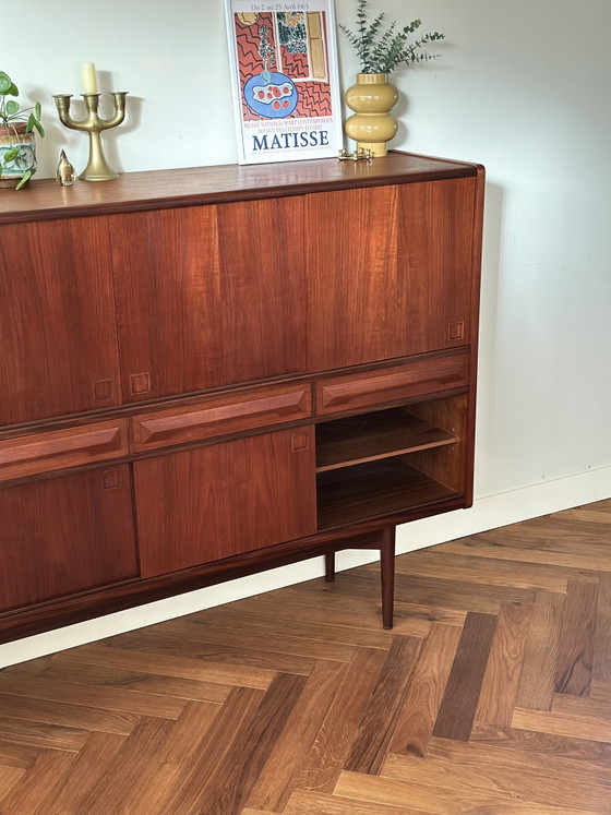 Image 1 of Vintage highboard Deens Johannes Andersen jaren 50/60/70