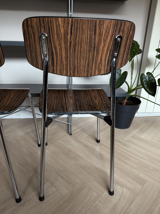 Image 1 of 3 Formica retro chairs (+1 free)