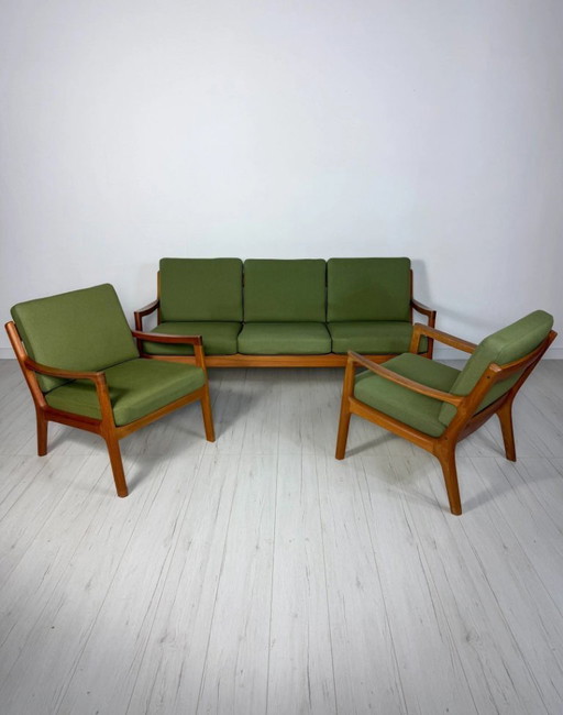 Vintage Senator Teak Lounge Set von Ole Wanscher für France & Søn, dänisches Design, 1960er Jahre