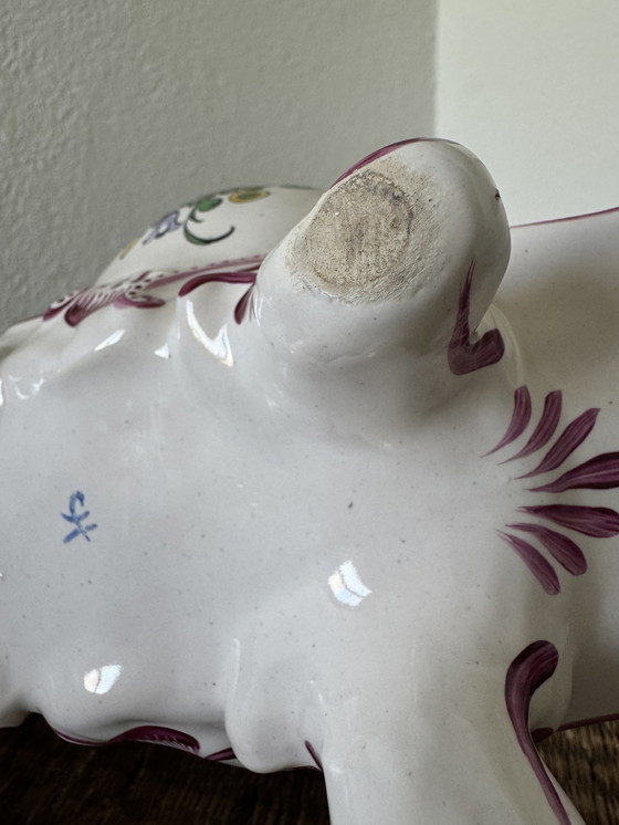 Image 1 of Jardinière Faïence Desvres Ancienne