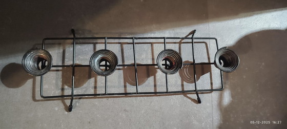 Image 1 of Vintage Tomado candlestick black metal