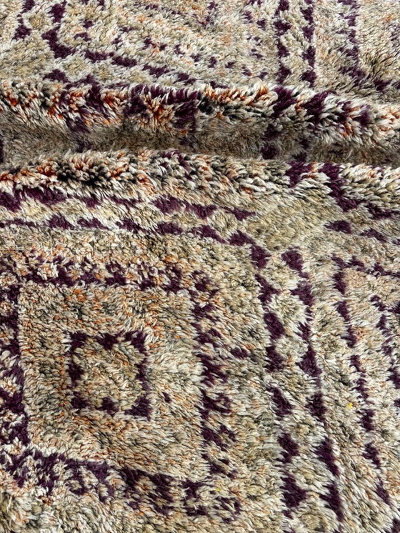 Image 1 of Vintage Moroccan Boujad Rug 200 x 320 cm – Handwoven Berber Wool Carpet – Excellent Condition
