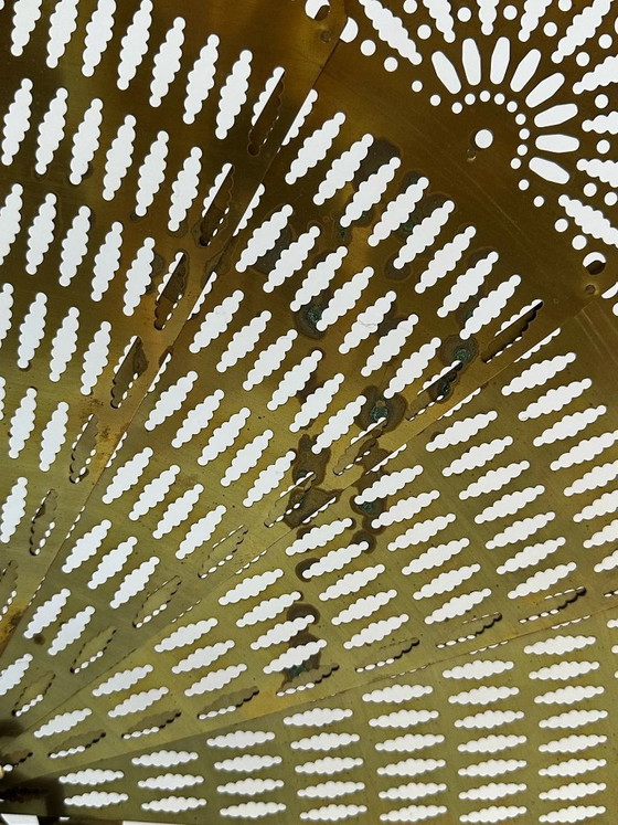 Paravent de cheminée vintage en laiton français en forme de paon, début à milieu du XXe siècle – Objets déco (photo 3 of 11)