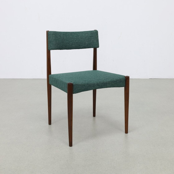 Image 1 of 4X Vintage Eetkamerstoelen, 1960S Nieuw Gestoffeerd