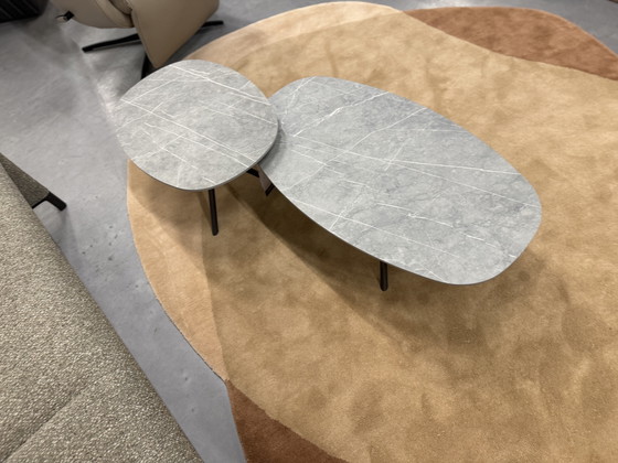 Image 1 of Metaform Triple Coffee Table Set Ceramic stone 
