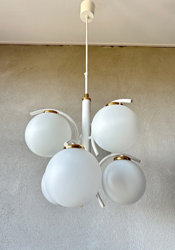 Lampada a Sospensione Vintage Spoetnik Ricahard Essig – Richard Essig, Lampade a sospensione, Glass, Metal (photo 7 of 11)