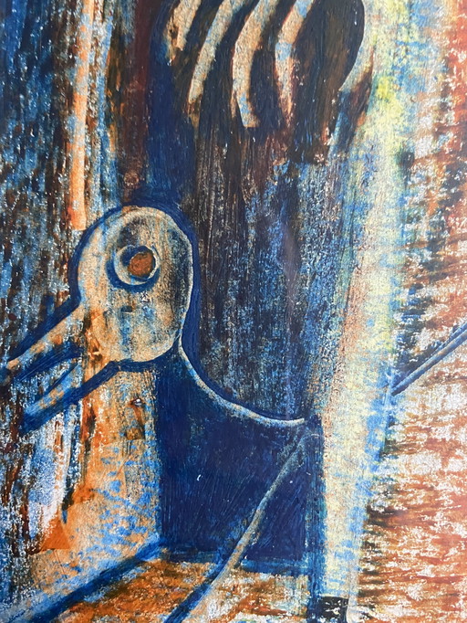 Rajne Dangova pastel / chalk in frame