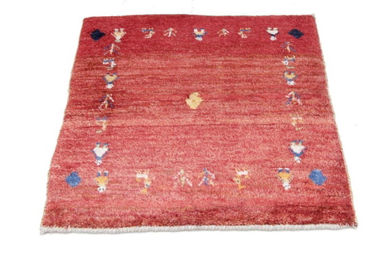 Image 1 of Original Modern Perser Gabbeh Woll Teppich 80 x 70 cm Top Zustan