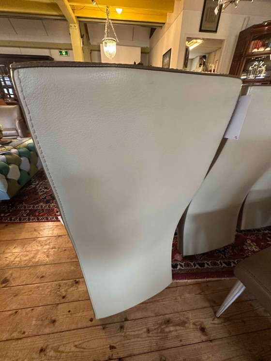 Image 1 of Luxueux ensemble de 6 chaises de salle à manger vintage Formenti