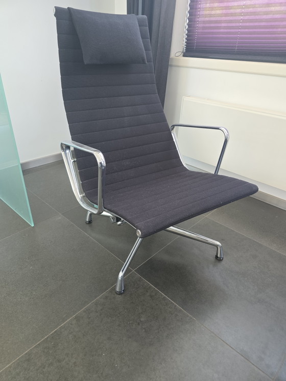 Vitra Eames DSX mit Fußhocker – Verstellbarer relaxsessel, Chrome (photo 3 of 5)