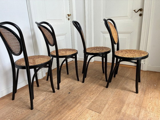 Image 1 of 4x Thonet Nr. 5 Stühle von ZPM Radomsko