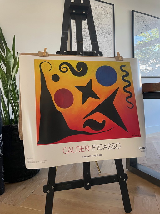 Alexander Calder (1898-1976), Pablo Picasso (1881-1973), Seven Black, Red and Blue, 1947, Copyright 2021 Calder Foundation