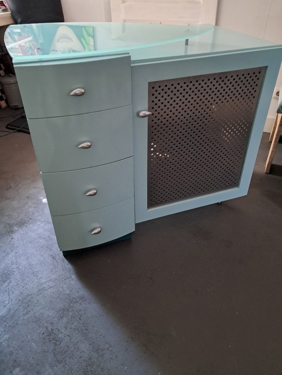 Image 1 of Cabinet with 4 drawers and wide pull-out drawer