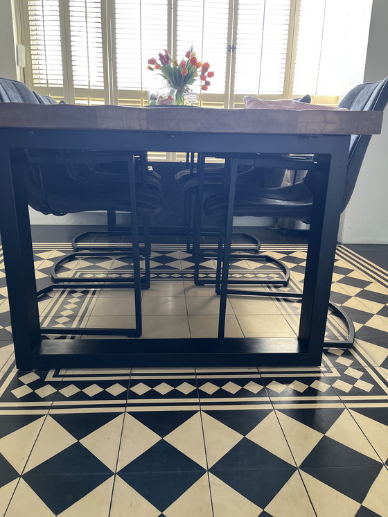 Image 1 of Eettafel met 6 stoelen