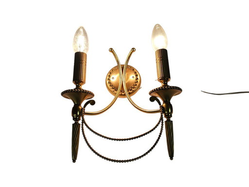 Néoclassique - Gaetano Scolari pour Sciolari - doré - Italie - années 1960