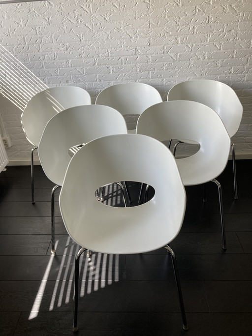 6 chaises baquets italiennes Orbit Large Sintesi