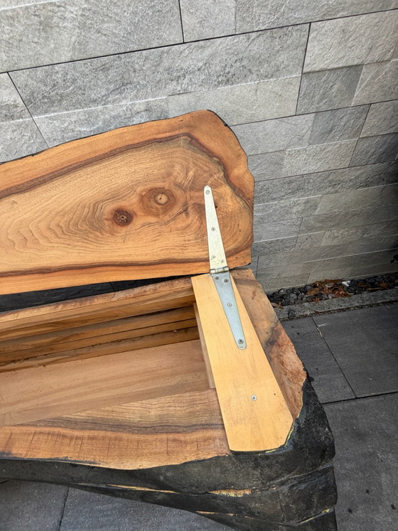 Banco de Roble Macizo – Pieza Única – – Objetos decorativos, Madera (photo 2 of 5)