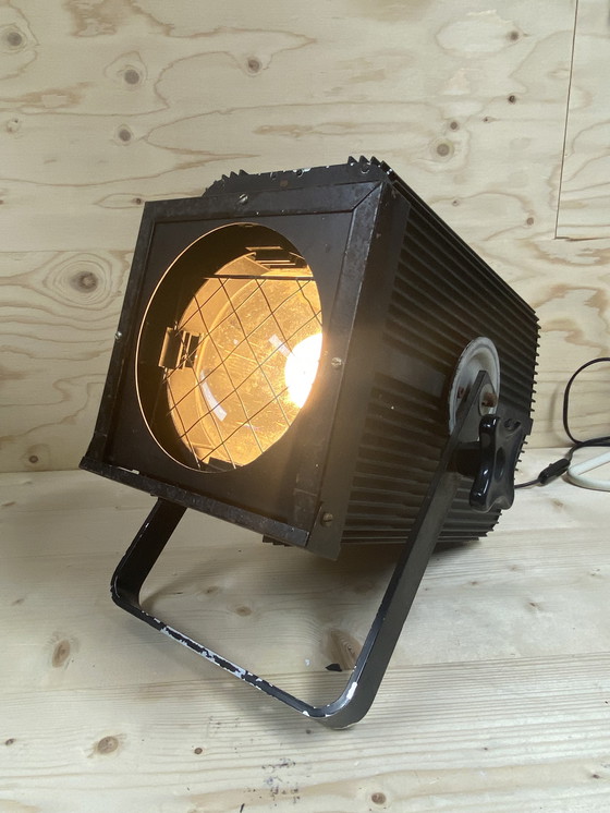 Image 1 of Lampe de théâtre vintage - accroche-regard - maintenant avec ampoule à économie d'énergie