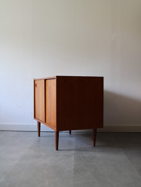 Image 1 of Vintage Deens platenspelerkast in teak