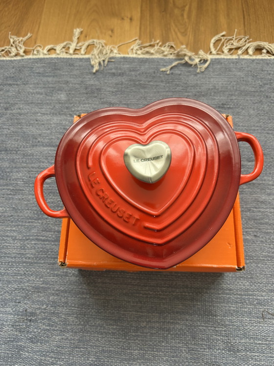 Image 1 of Le Creuset Cocotte Heart New
