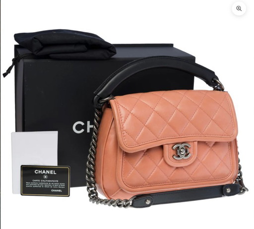 Borsa CHANEL in cuoio rosa - 100866