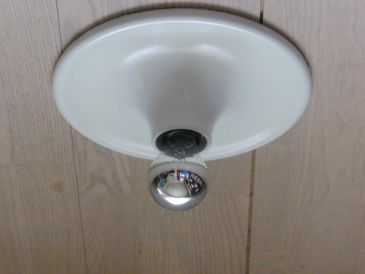 Applique Plafonnier Targetti Sankey Disque UFO années 70 UK1EAB