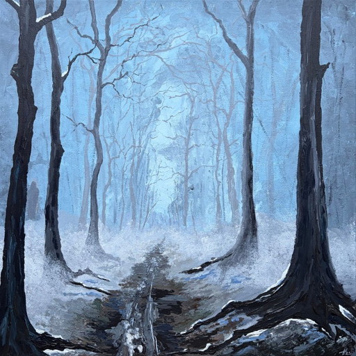 Schneewittchen | Mysterieus Winterbos | Grimm-serie | 60x60 cm