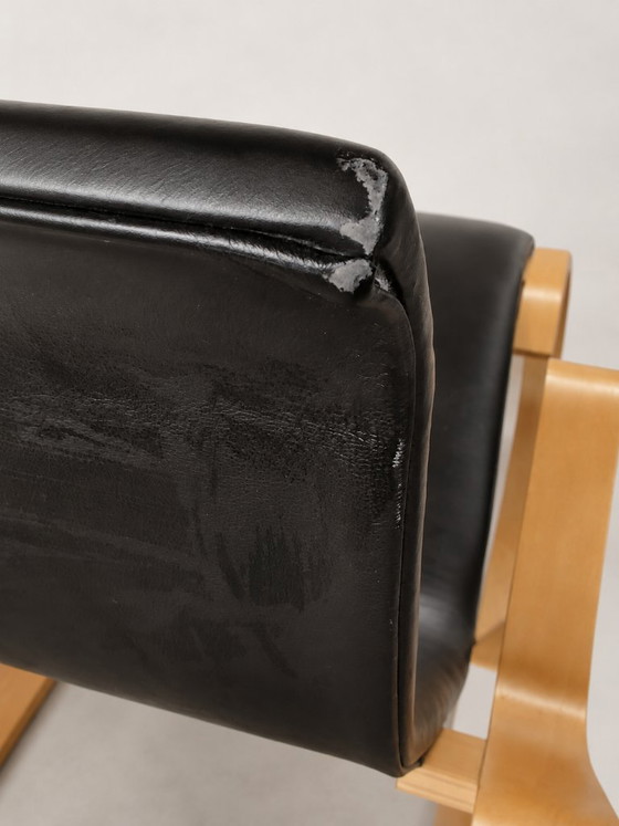Chaise Longue Long Chair de Marcel Breuer – Edición Autorizada en Piel de 2002 – Isokon, Sillas auxiliares (photo 5 of 9)
