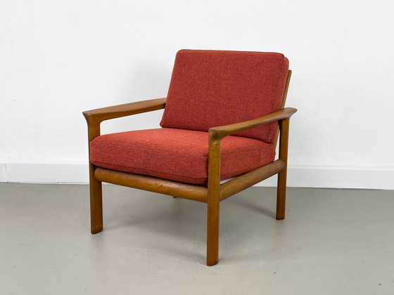 Image 1 of Lounge Chair In Teak By Sven Ellekaer For Komfort, 1960S