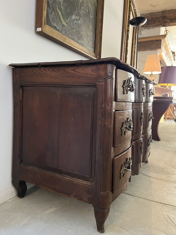 Image 1 of Commode arbalète XVIII ème 