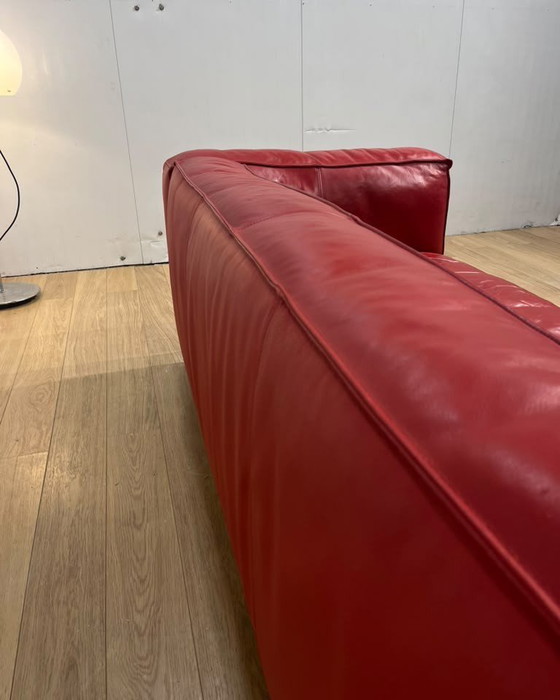 As Good As New Gelderland 6400 3-Seater Red Leather + WARRANTY, 3-5 seaters (photo 10 of 10)